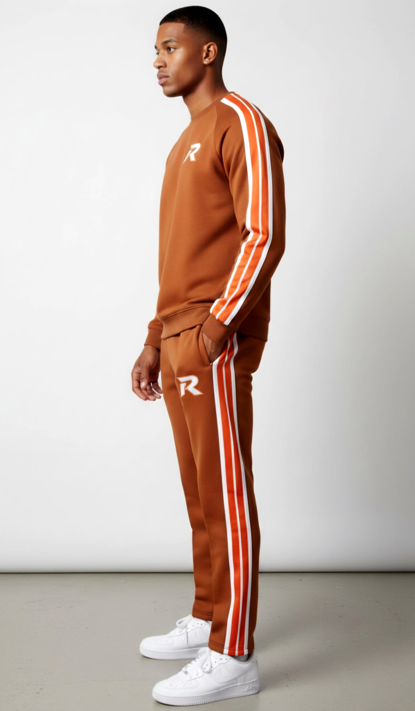 RUNIQUE Signature Tracksuit – Burnt Clay Edition
